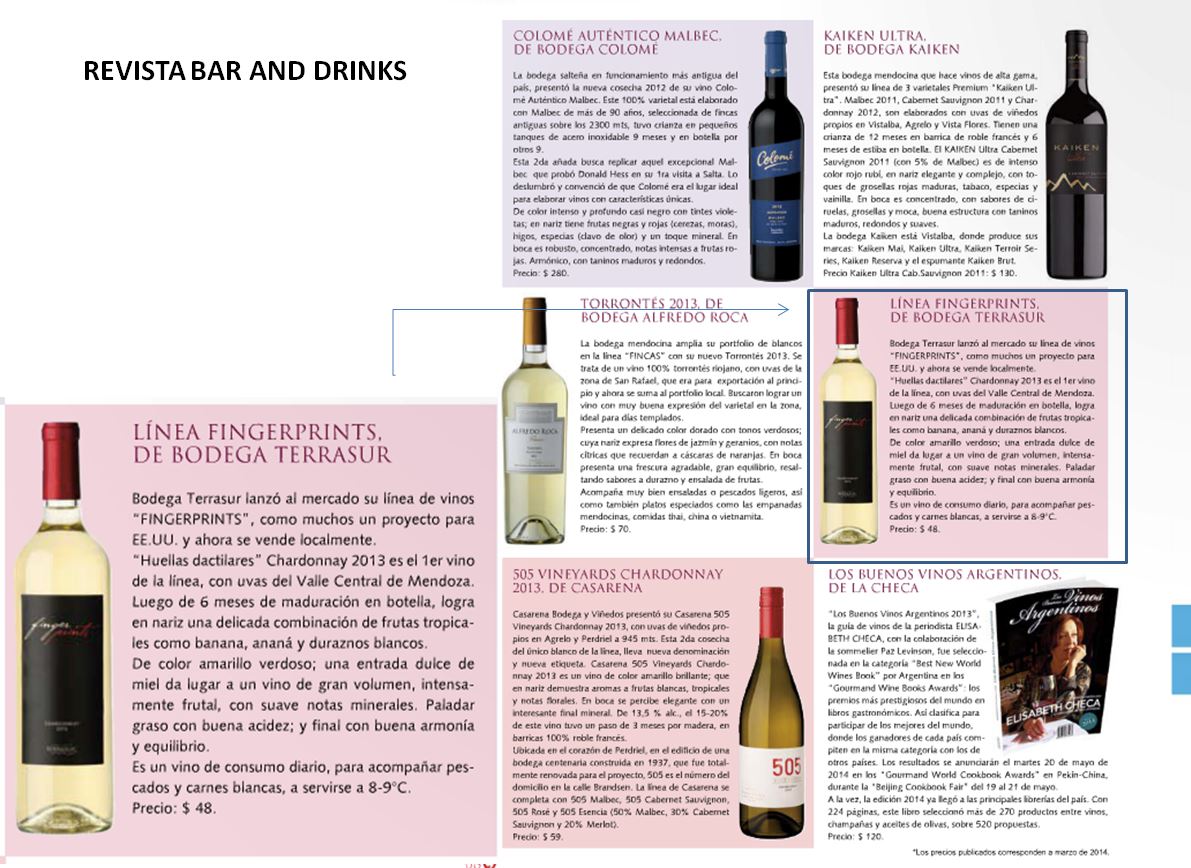 Revista Bar y Drinks - Julio 2014